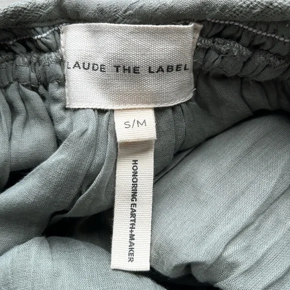 LAUDE the Label Frida Midi Dress in Azure Broderie size S/M NWOT - Picture 7 of 12